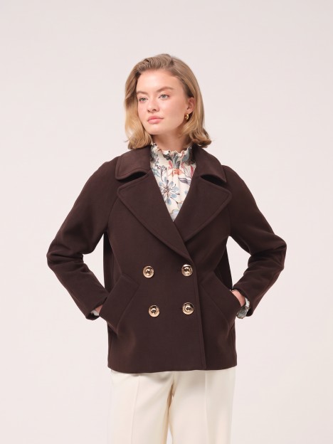 Woven short coat