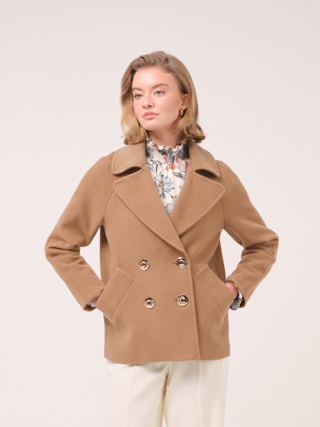 Woven short coat