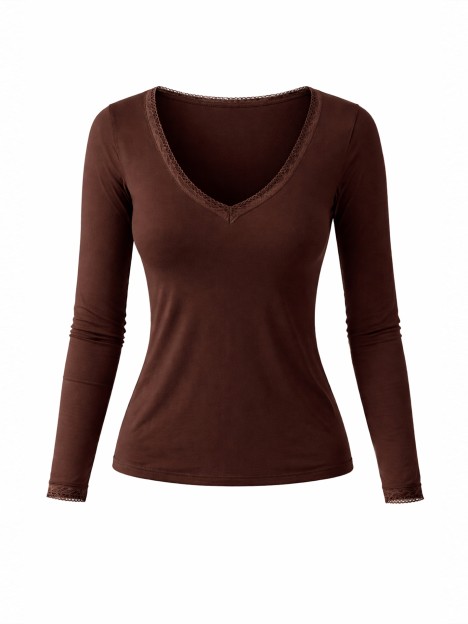 Camisola decote em V